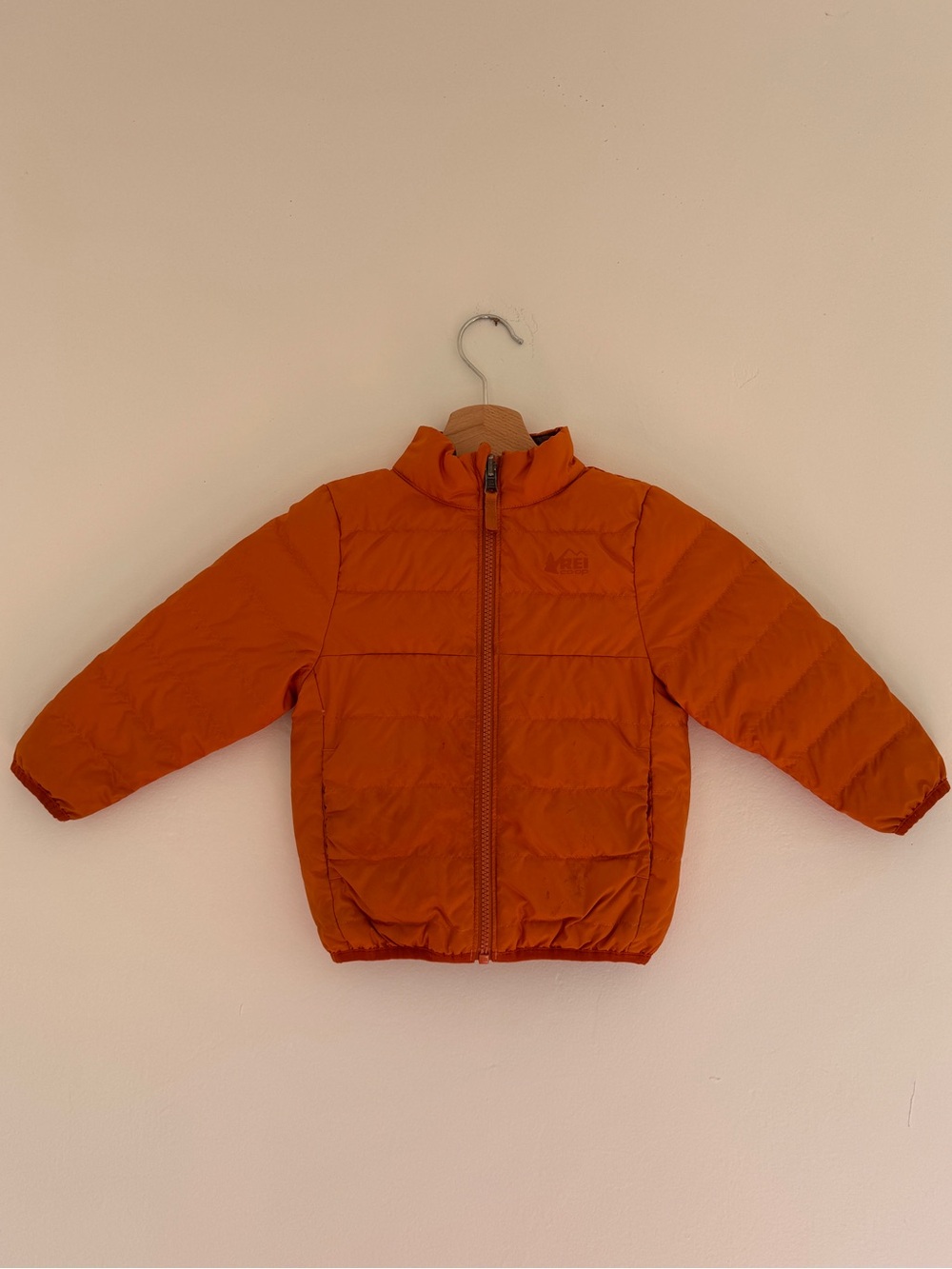 REI Orange Kids Puffer Jacket